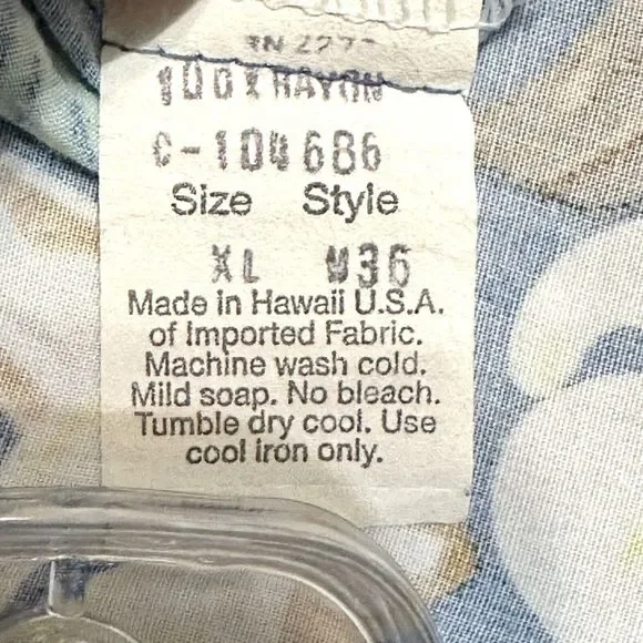 Kahala Hawaiian Shirt John Severson Mens Size XL Button Shirt Short Sleeve Rayon - Picture 6 of 11